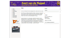 Desktop Screenshot of evertvandepeppel.nl